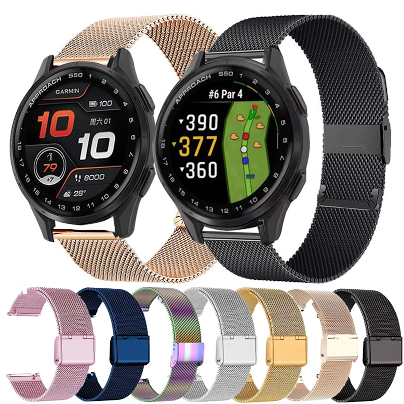 22mm 20mm Mesh Loop For Garmin - Milanese Loop Magnetic 评论和价格