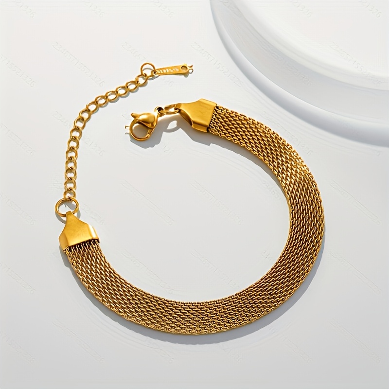 Fashionable 304 Stainless Stee - Mesh Strap Metal 评论和价格