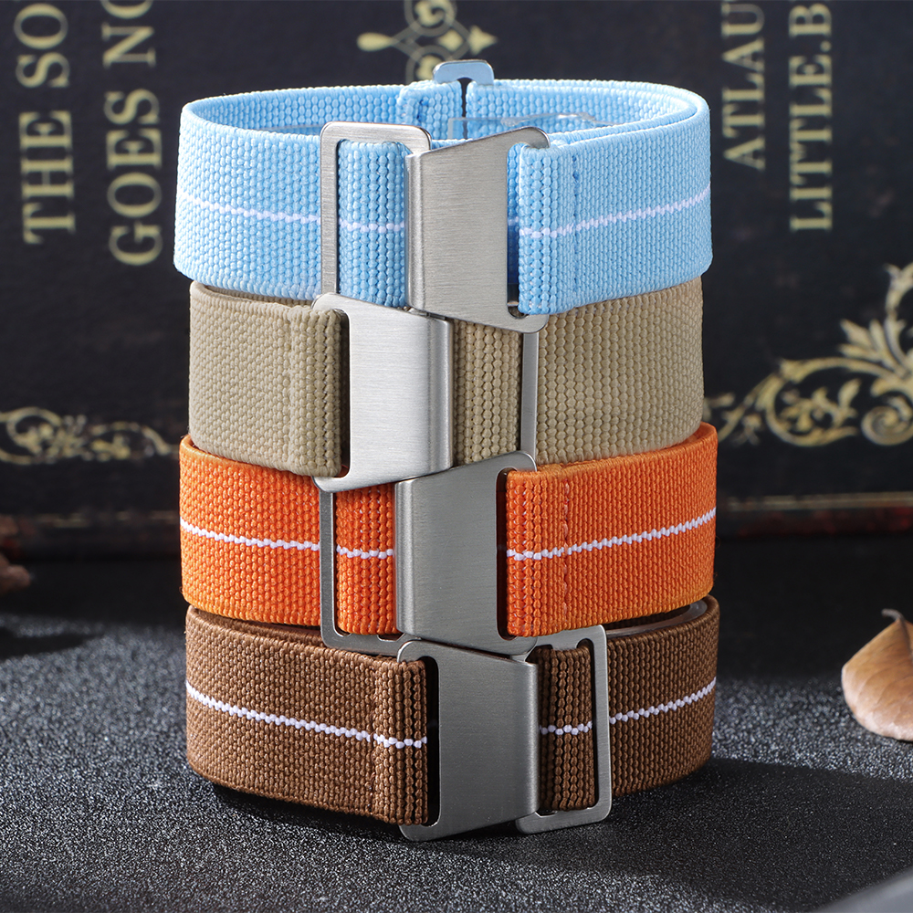 Elastic Watch Strap 18mm 20mm  - Parachute Strap Elastic 评论和价格