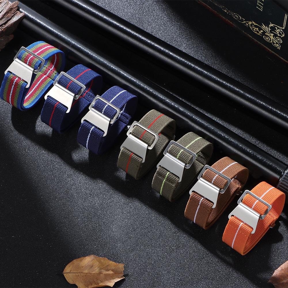 Elastic Watch Strap 18mm 20mm  - Parachute Strap Elastic 评论和价格