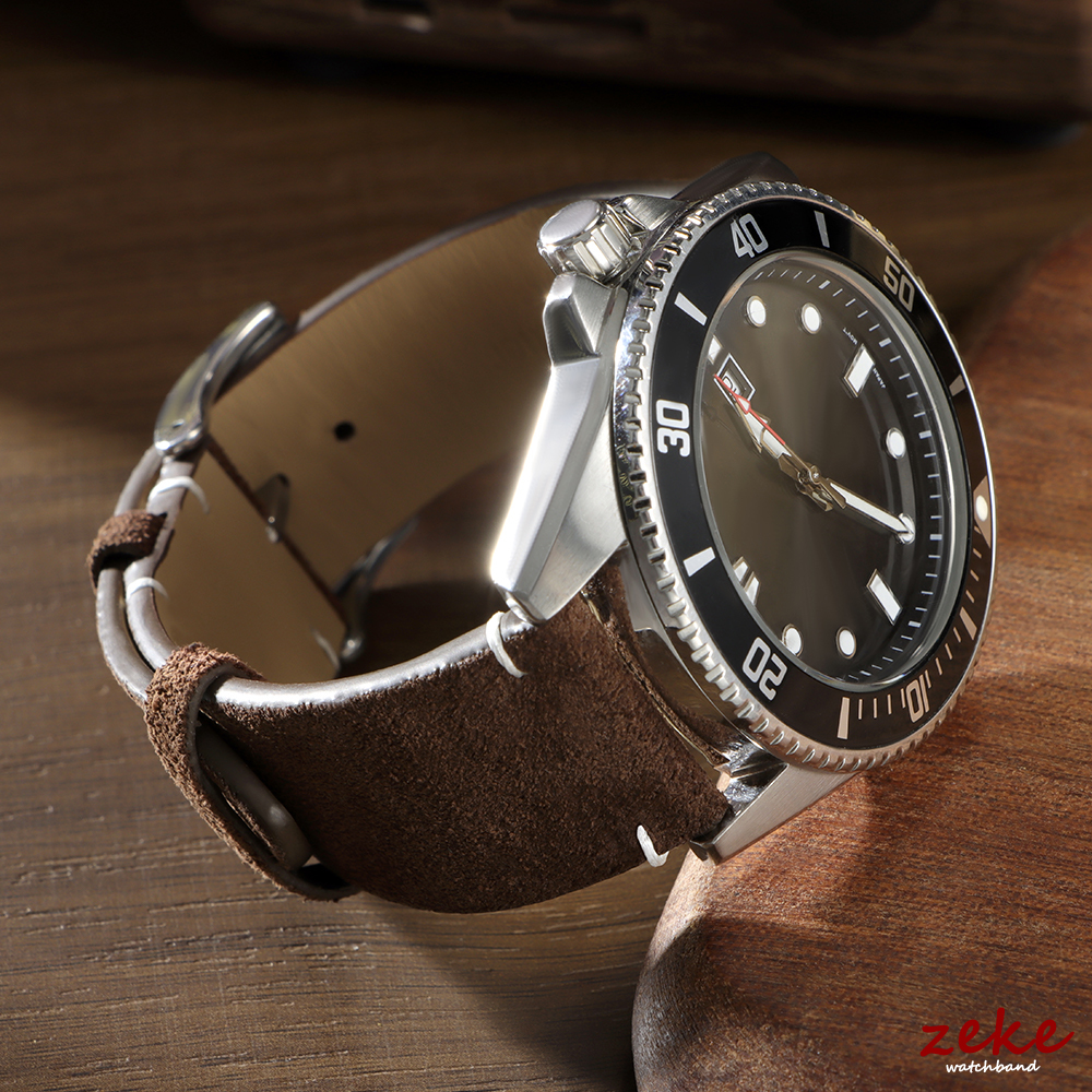 20mm 22mm Wristband Quick Rele - Suede Strap Watch 评论和价格