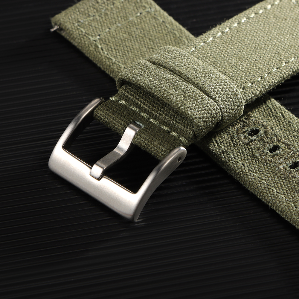 Nylon Woven Canvas Watch Band  - Canvas Strap Watch 评论和价格