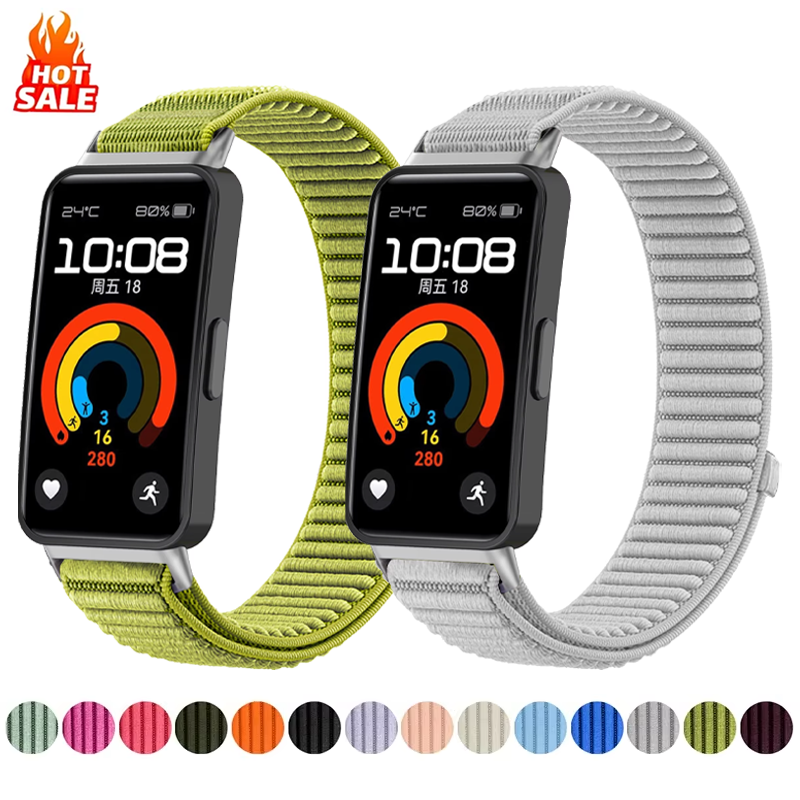 Nylon Loop Strap For Huawei Ba - Sport Loop Velcro 评论和价格