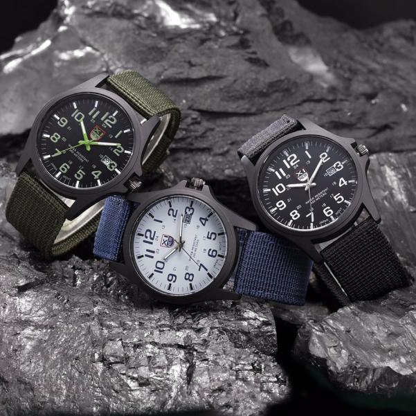 Men'S Quartz Watch Student Sim - Tropic Strap Vintage 评论和价格