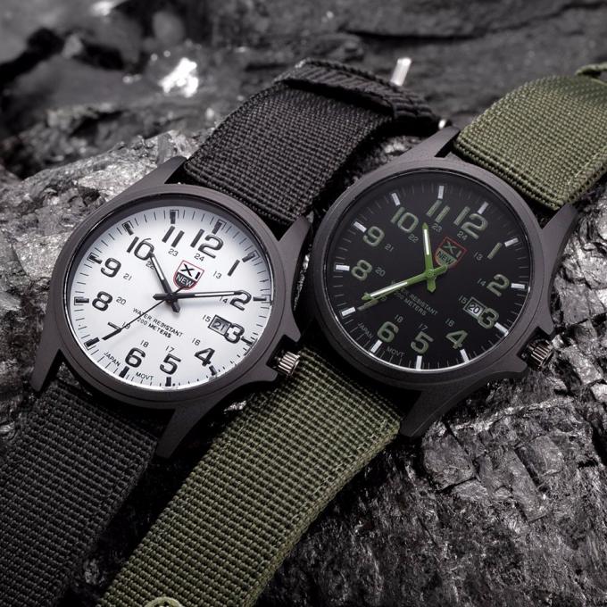 Men'S Quartz Watch Student Sim - Tropic Strap Vintage 评论和价格