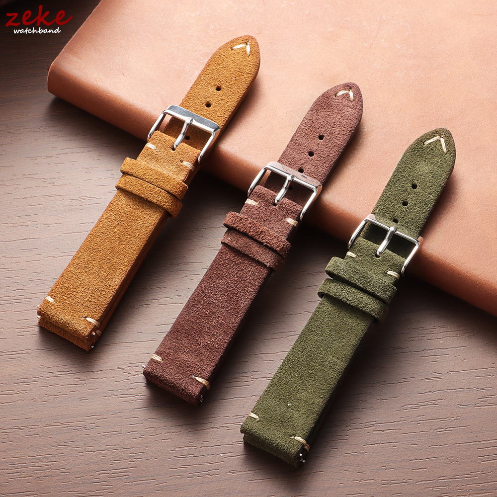 Vintage Soft Suede Leather Str - Suede Strap Watch 评论和价格
