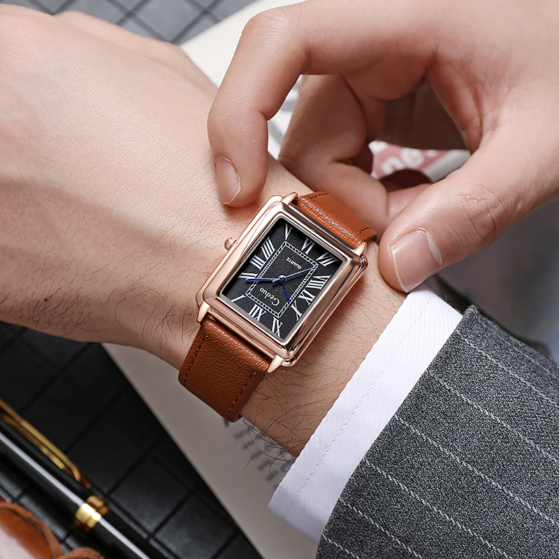 New Fashion Luxury Designer Re - Leather Watch Band Men 评论和价格