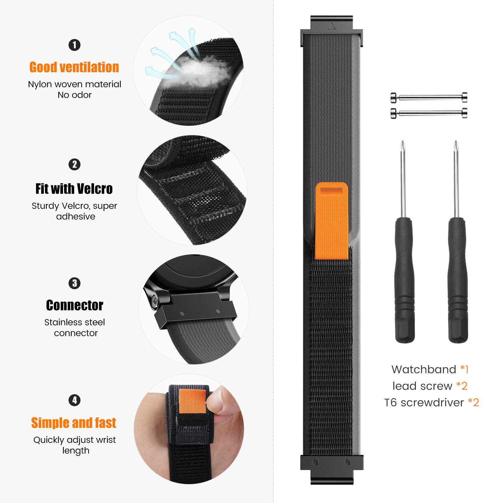 New Sports Nylon Loop Strap Fo - Sport Loop Velcro 评论和价格