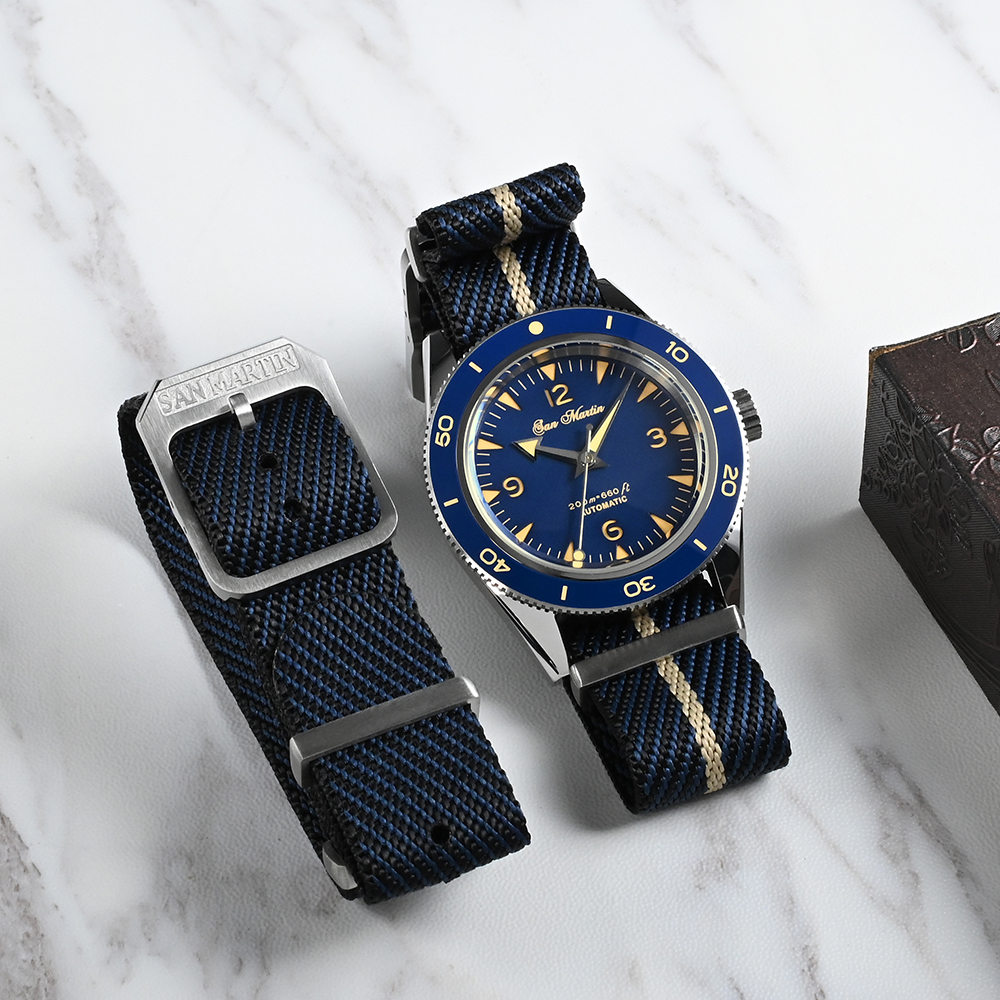 San Martin High Quality 20mm U - Nato Strap Nylon 评论和价格