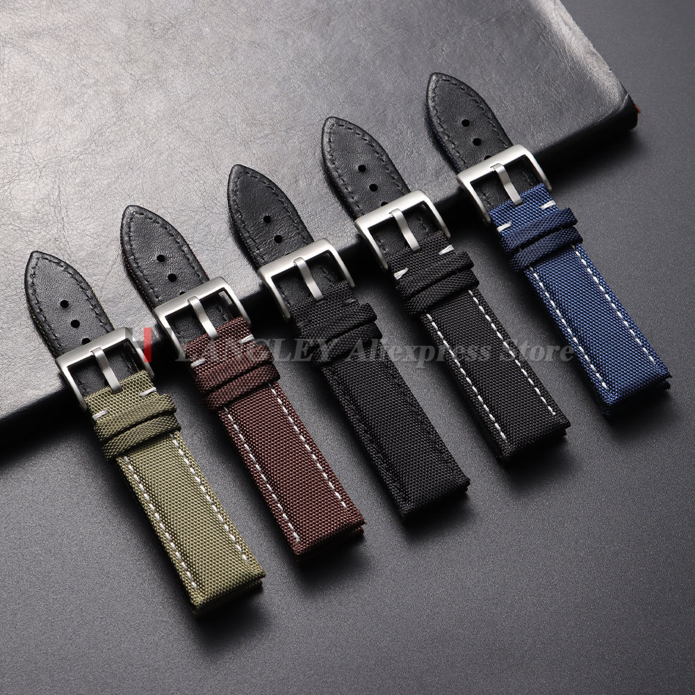 Genuine Sailcloth Nylon WatchB - Canvas Strap Watch 评论和价格