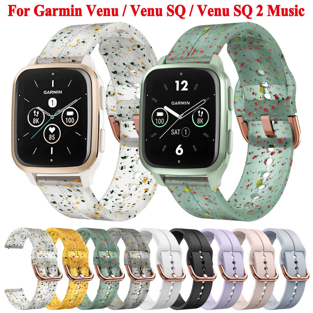 Watchband 20mm For Garmin Venu - Silicone Watch Band 22Mm 评论和价格