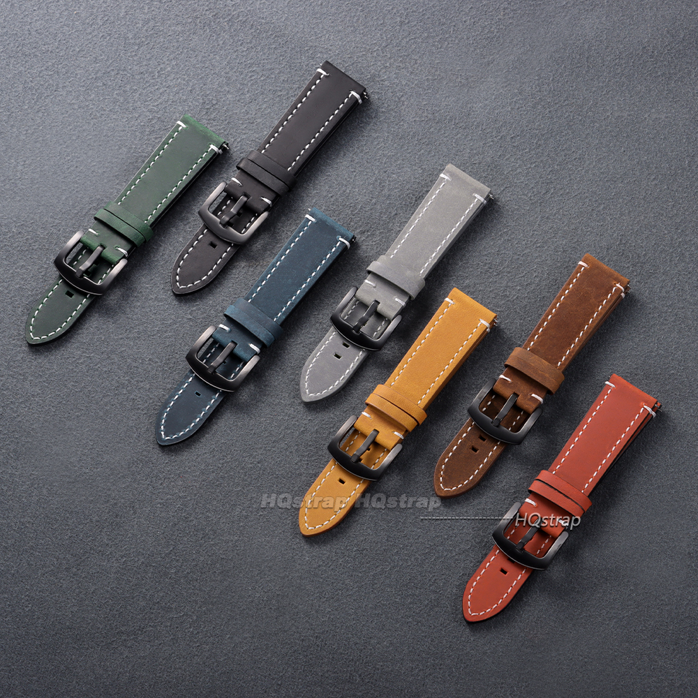 Vintage Calfskin Leather Watch - Leather Strap Quick Release 评论和价格