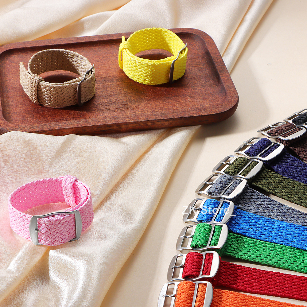 Fabric Woven Nylon Watch Band  - Perlon Strap Woven 评论和价格