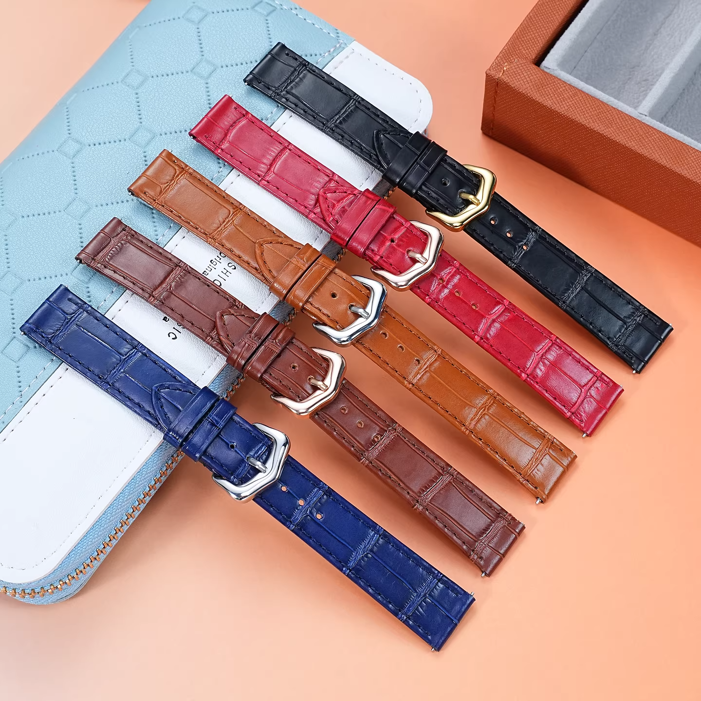 15mm 17mm 18mm 20mm Genuine Le - Leather Strap Quick Release 评论和价格