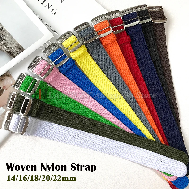 Fabric Woven Nylon Watch Band  - Perlon Strap Woven 评论和价格