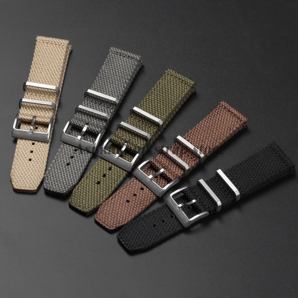 20mm 22mm High Quality Nylon W - Canvas Strap Watch 评论和价格