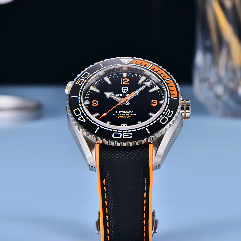 PAGANI DESIGN Diving Watch 100 - Rubber Strap Diver 评论和价格