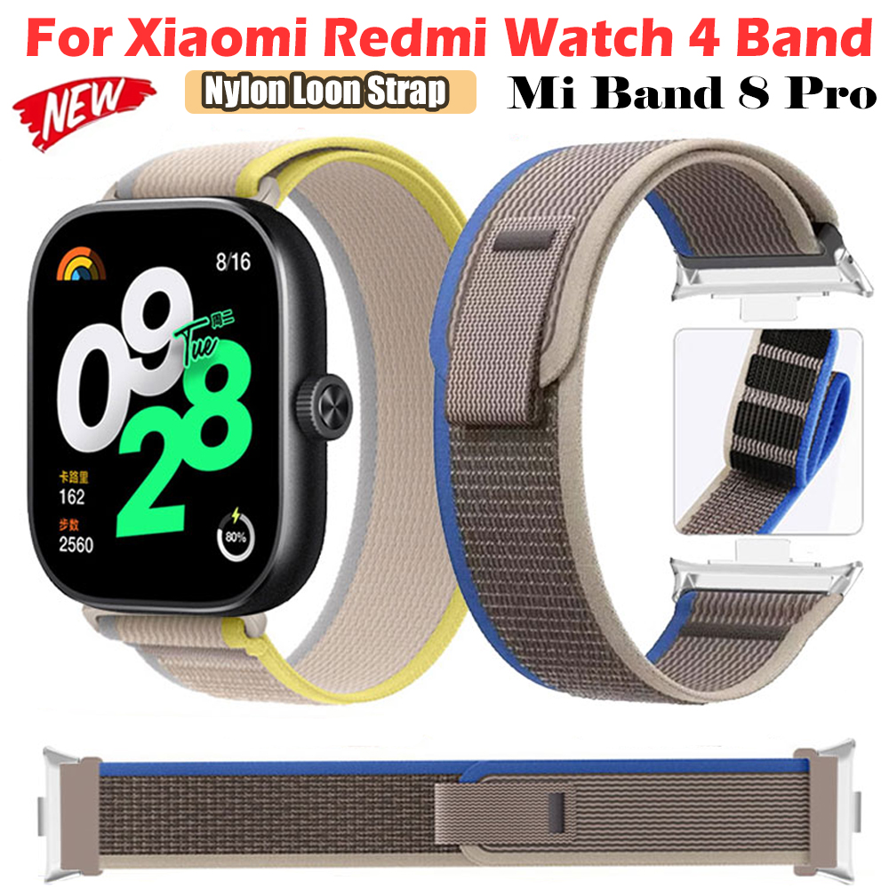 For Xiaomi Redmi Watch 4 Nylon - Sport Loop Velcro 评论和价格