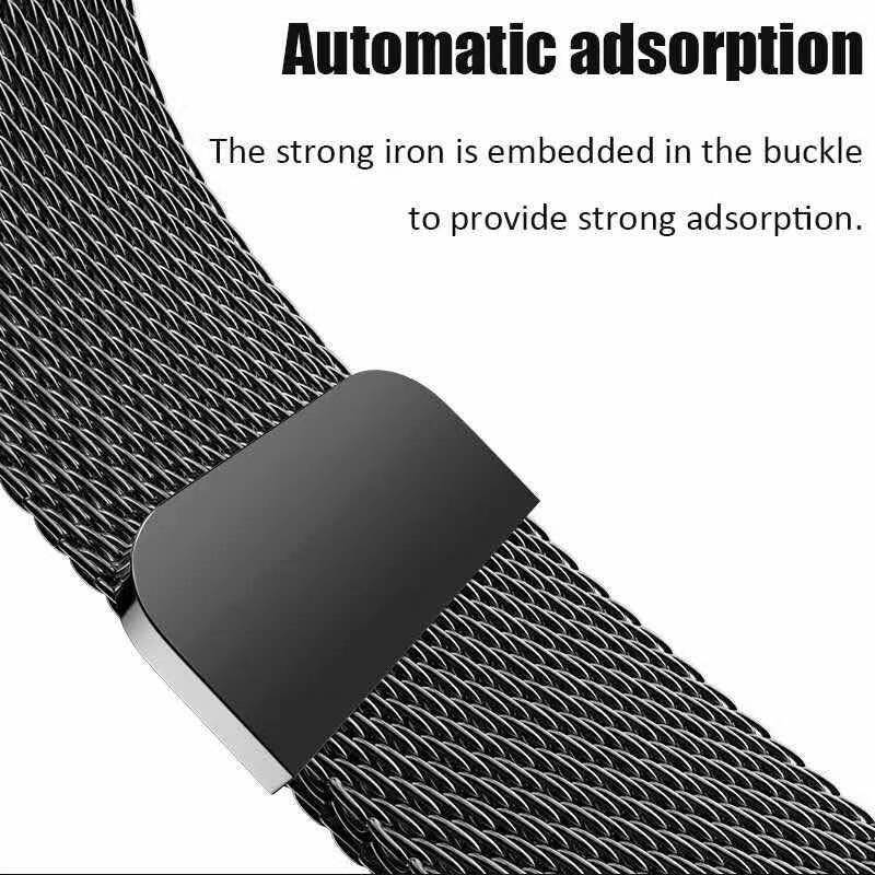 Strap For Xiaomi Mi Band 8 9 a - Milanese Loop Magnetic 评论和价格