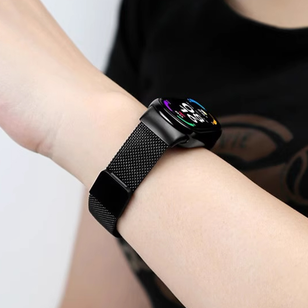 Strap For Xiaomi Mi Band 8 9 a - Milanese Loop Magnetic 评论和价格