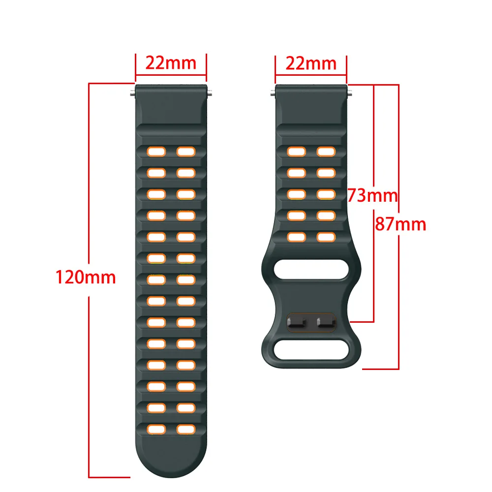 Silicone 22mm Strap For Garmin - Mesh Strap Metal 评论和价格