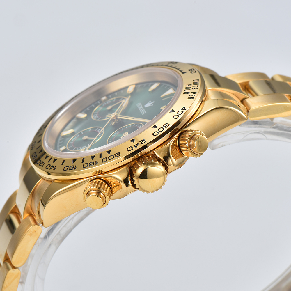 customized 39mm VK63 Watch Men - Stainless Bracelet Diver 评论和价格