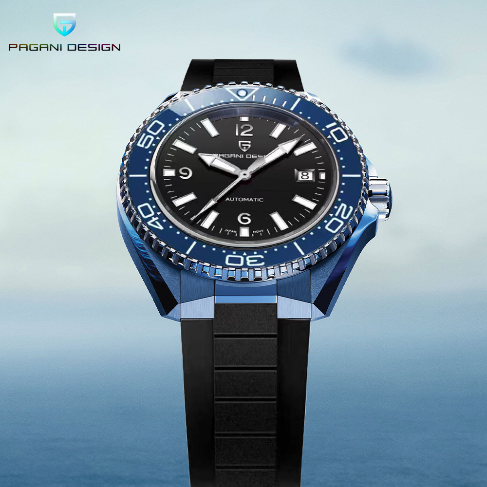 Pagani Design New Men's Mechan - Rubber Strap Diver 评论和价格