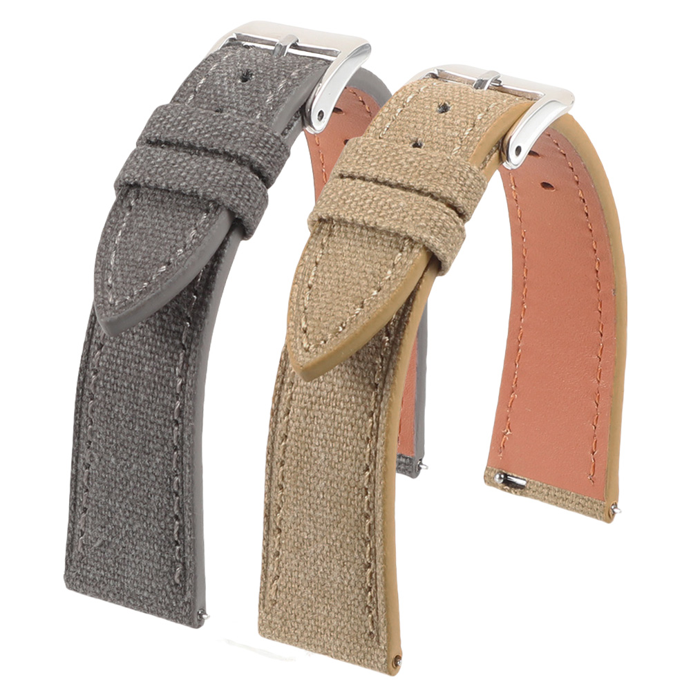 Handcrafted Slim Watch Strap 2 - Canvas Strap Watch 评论和价格