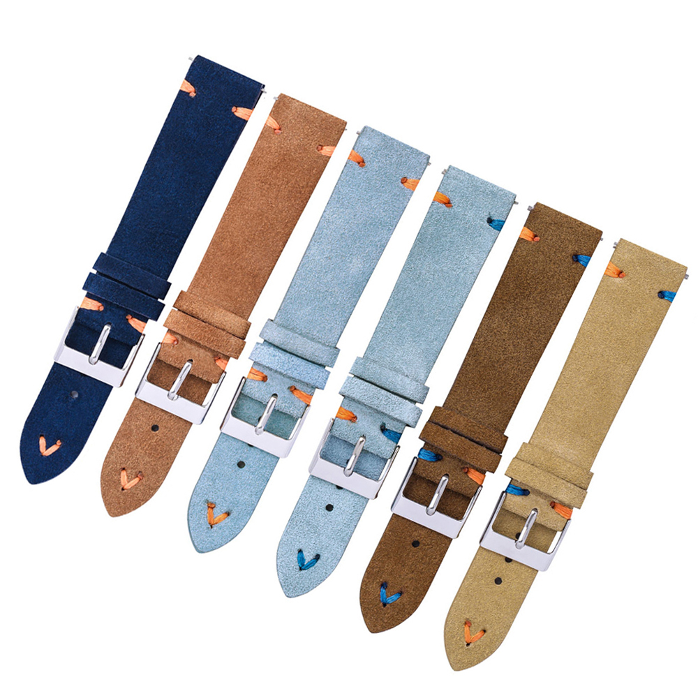 Suede Watch Straps 18mm 20mm H - Suede Strap Watch 评论和价格