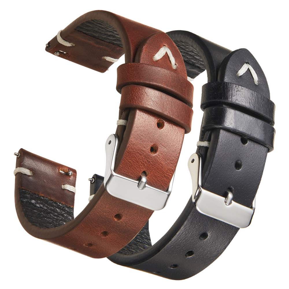 Vintage Genuine 18mm 19mm 20mm - Suede Strap Watch 评论和价格