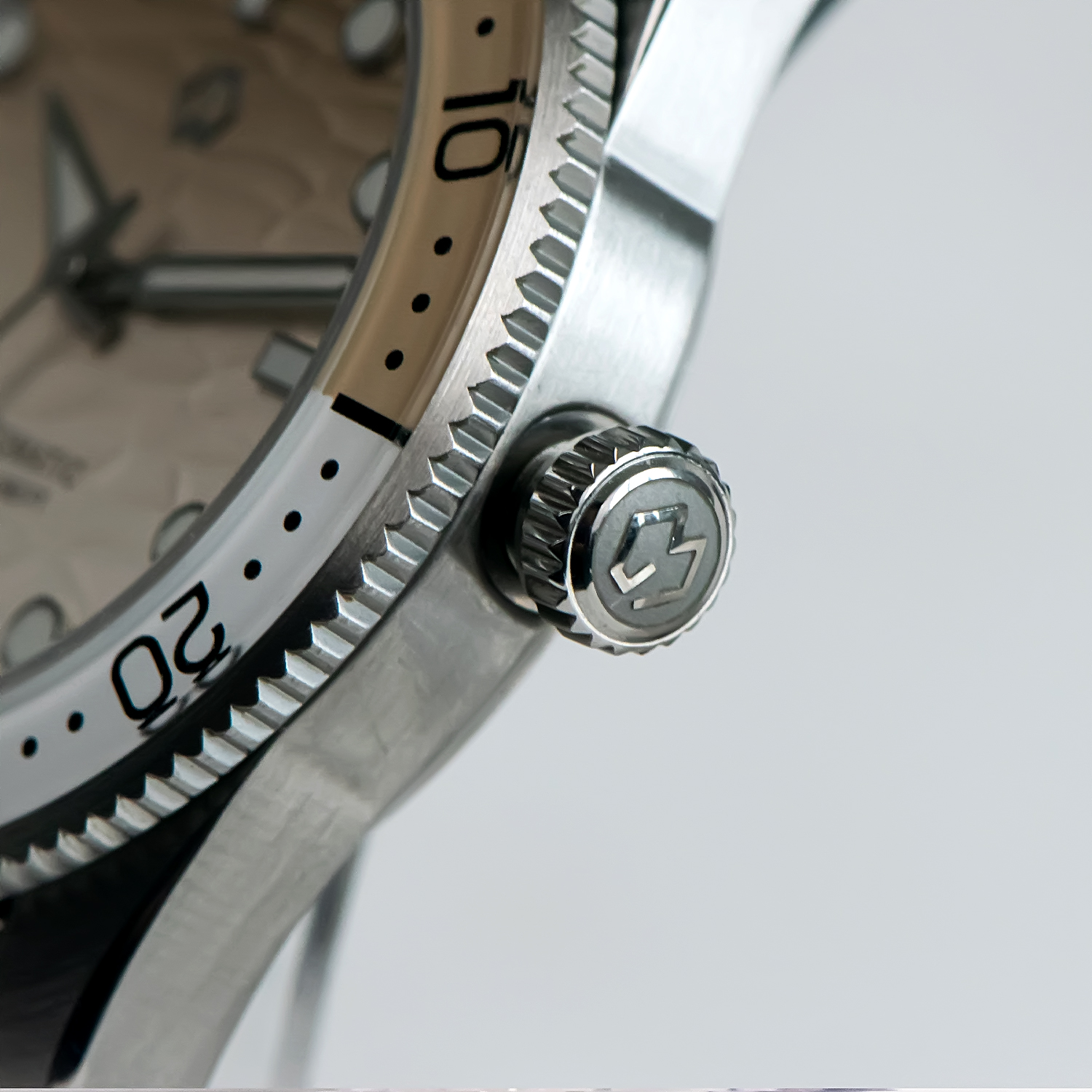40mm Diver Watch Texture Men's - Rubber Strap Diver 评论和价格
