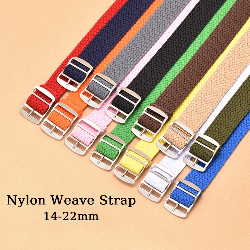 Nylon Strap 14mm 16mm 18mm 20m - Perlon Strap Woven 评论和价格