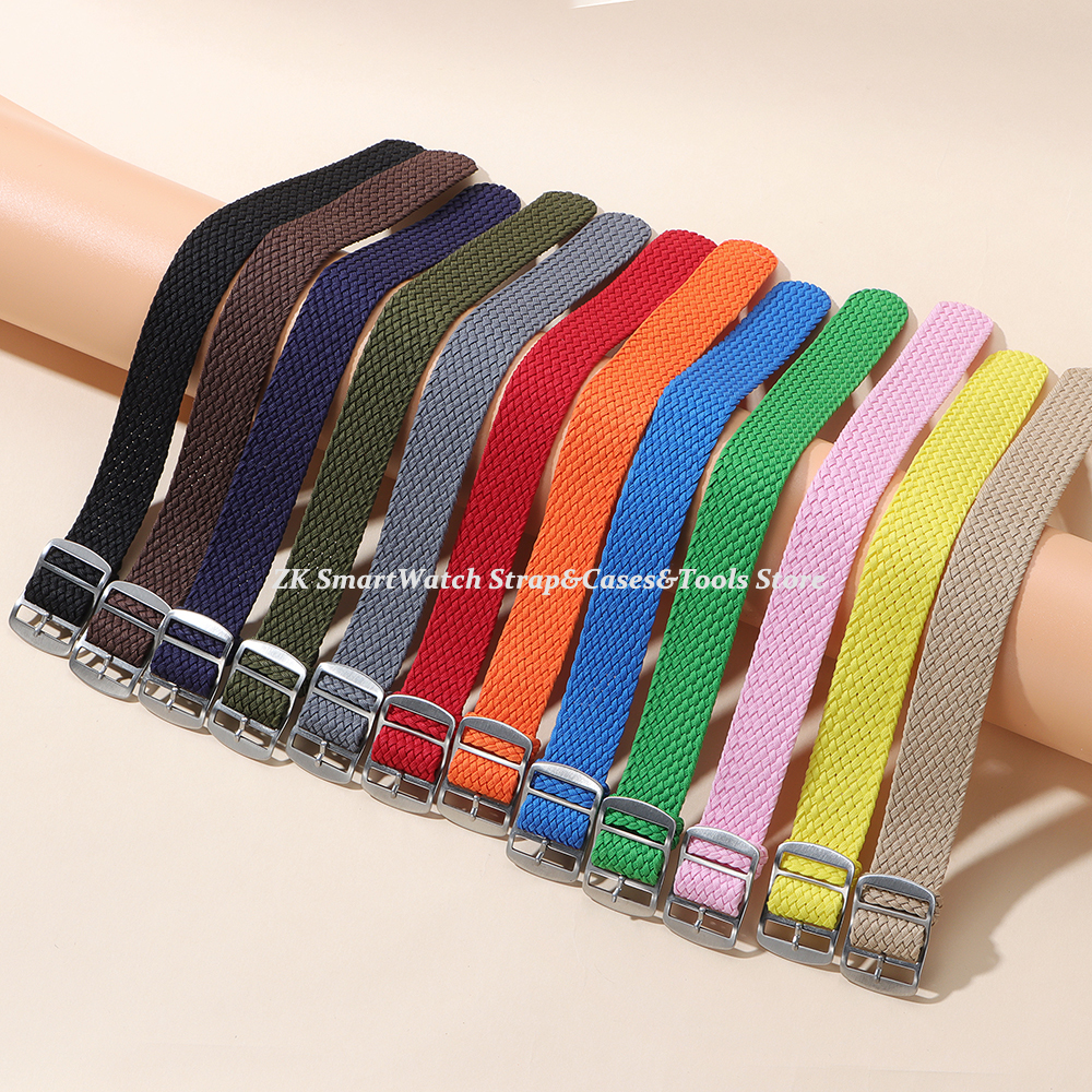14mm 16mm 18mm 20mm 22mm Perlo - Perlon Strap Woven 评论和价格