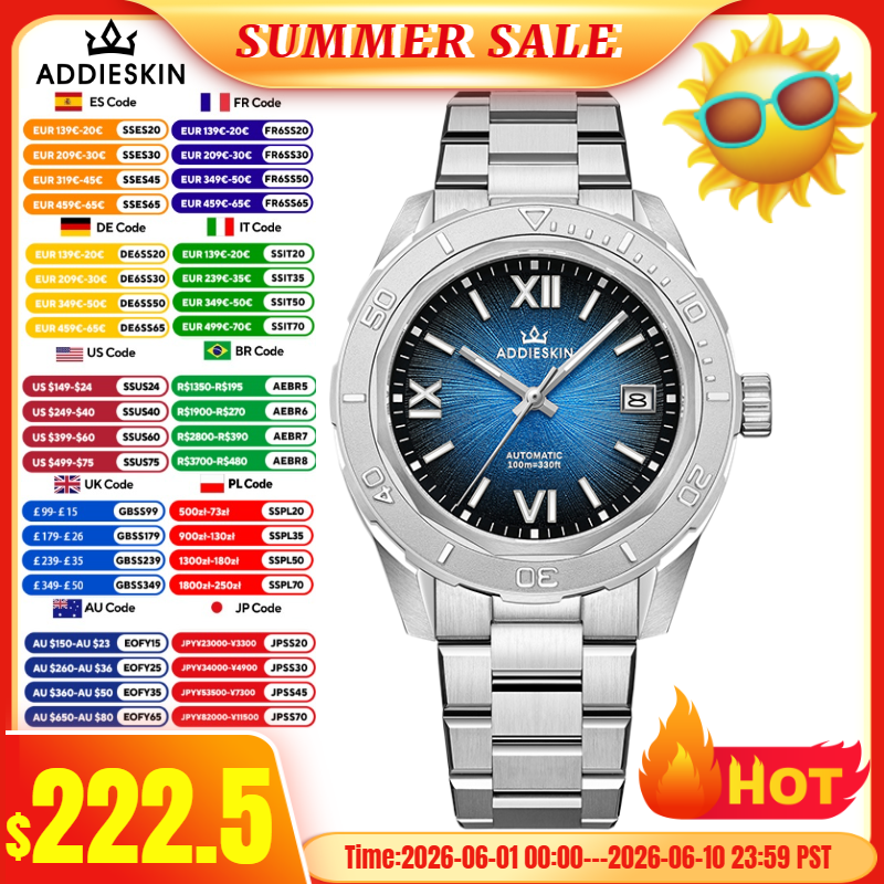 AddiesKin K002 Automatic Mecha - Stainless Bracelet Diver 评论和价格
