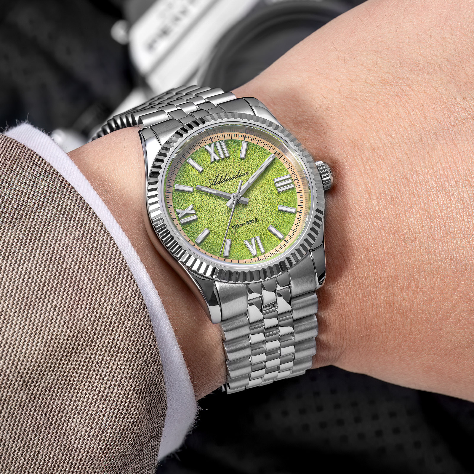 ADDIESDIVE Hight Quality Sapph - Stainless Bracelet Diver 评论和价格