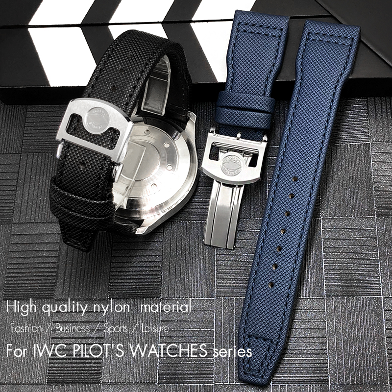 20mm 21mm 22mm Calfskin Leathe - Canvas Strap Watch 评论和价格