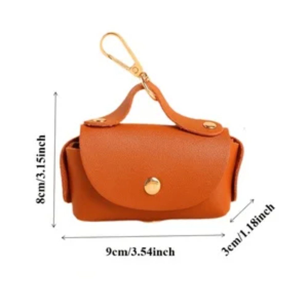 Elegant Leather Dog Poop Bag C - Leather Strap Quick Release 评论和价格
