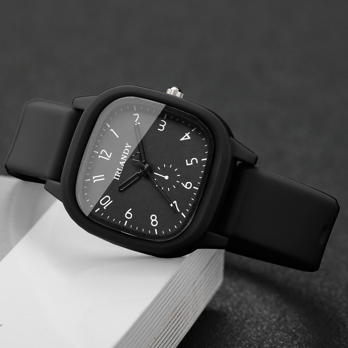 Fashion Square Women Quartz Wa - Silicone Band Women 评论和价格