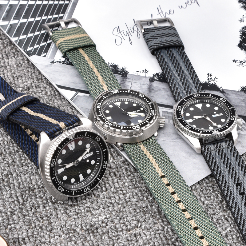 Woven Nylon Strap 18mm 20mm 22 - Nato Strap Nylon 评论和价格