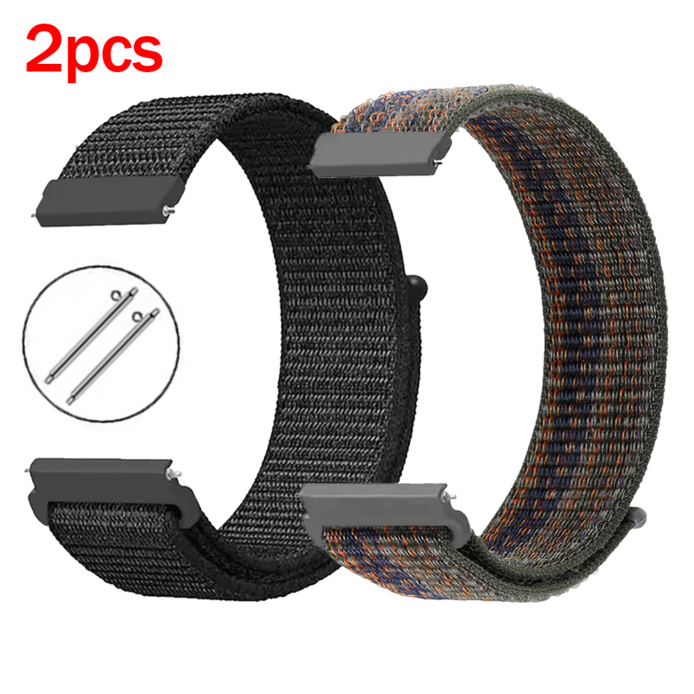 2Pcs 22mm Nylon Sport Strap Fo - Sport Loop Velcro 评论和价格