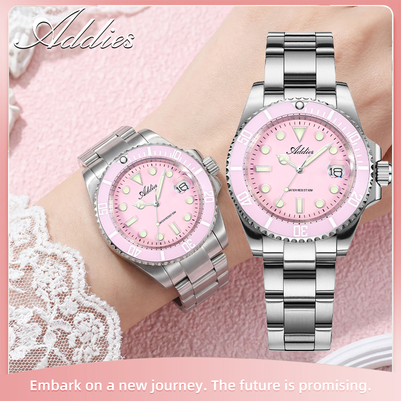 Addies New Women Watches Luxur - Butterfly Clasp Deployant 评论和价格