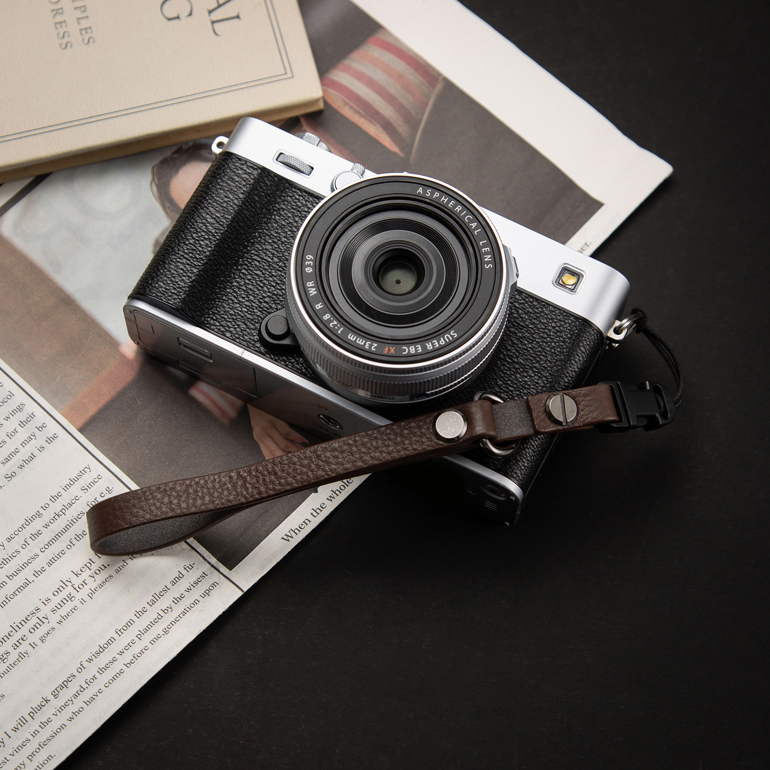 Adjustable Handmade Cowhide Le - Leather Strap Quick Release 评论和价格