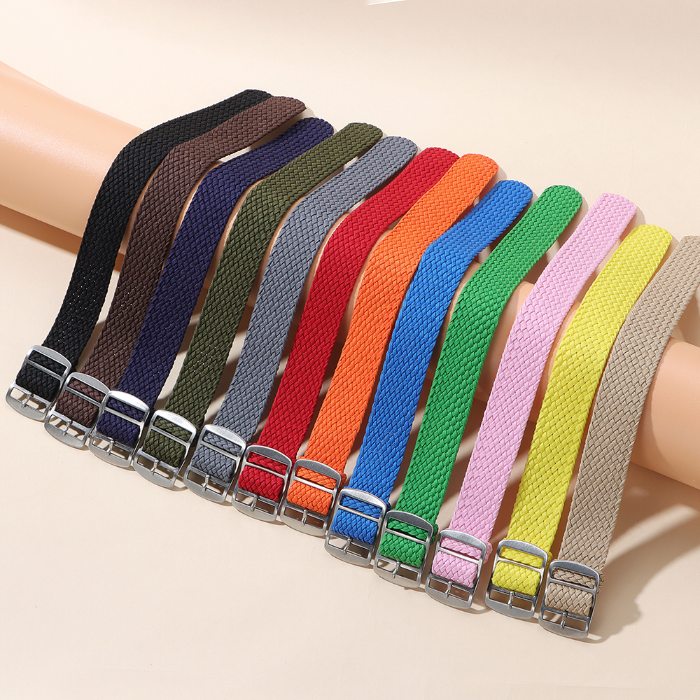Nylon Woven Canvas Watch Band  - Perlon Strap Woven 评论和价格