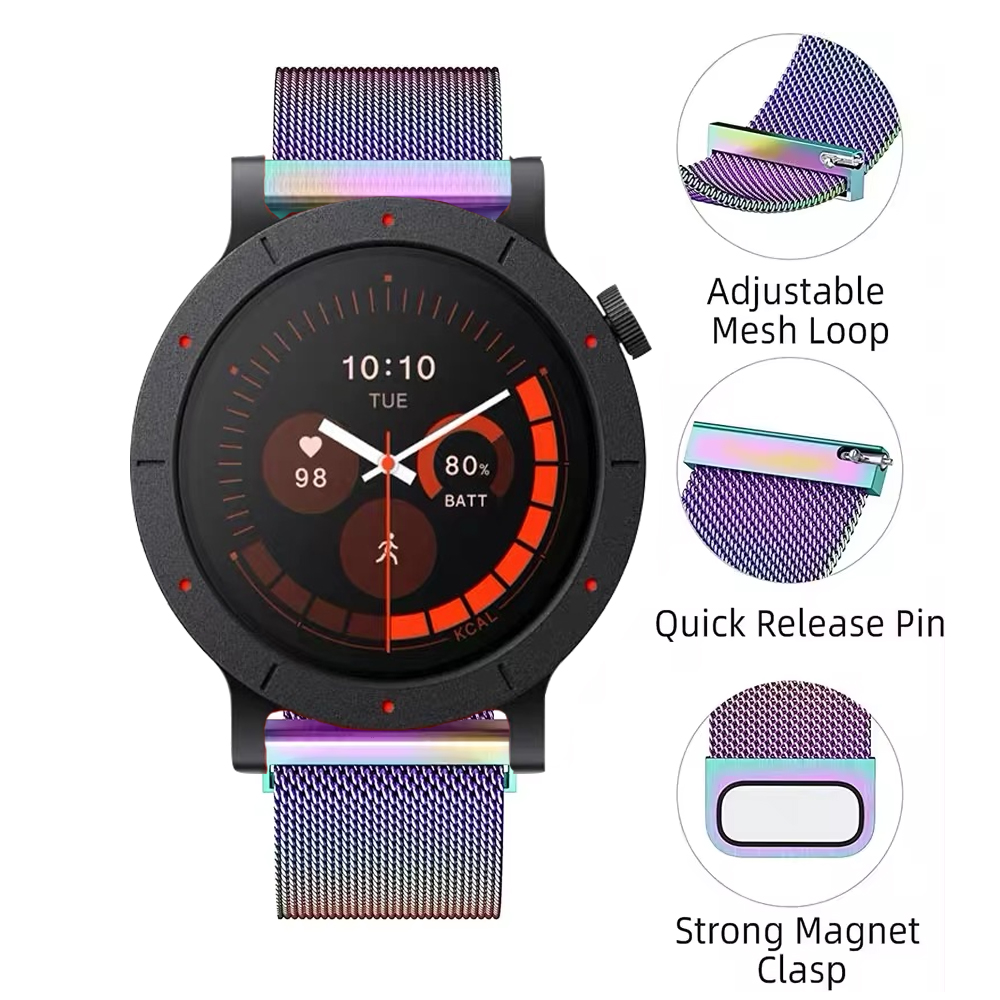 20/22mm Metal Milanese Loop Ba - Milanese Loop Magnetic 评论和价格