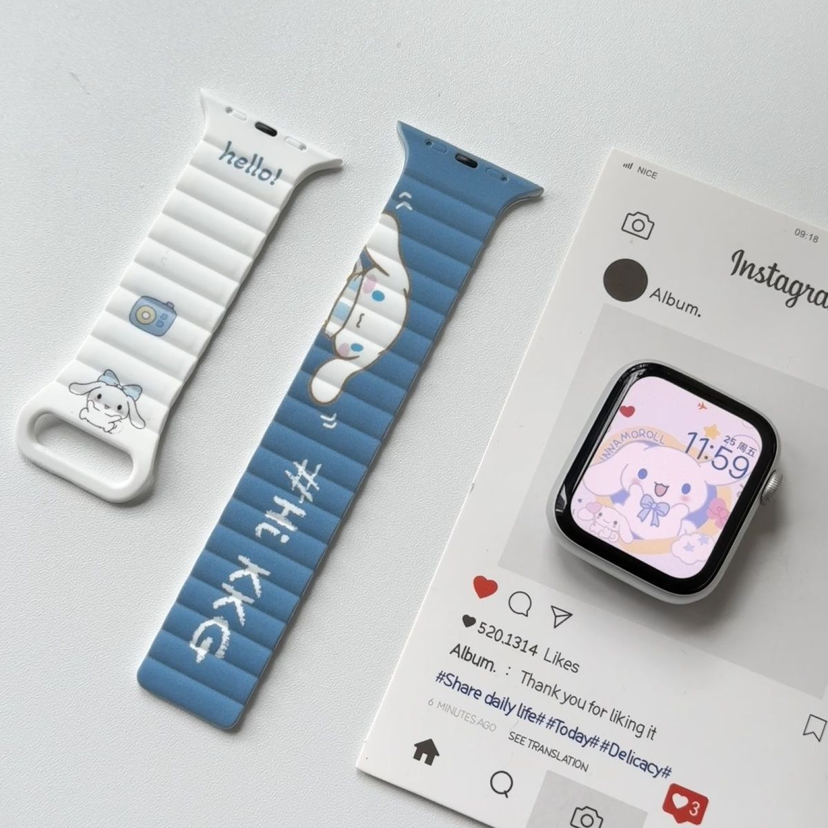 Anime Sanrio Hello Kitty Kurom - Silicone Band Women 评论和价格