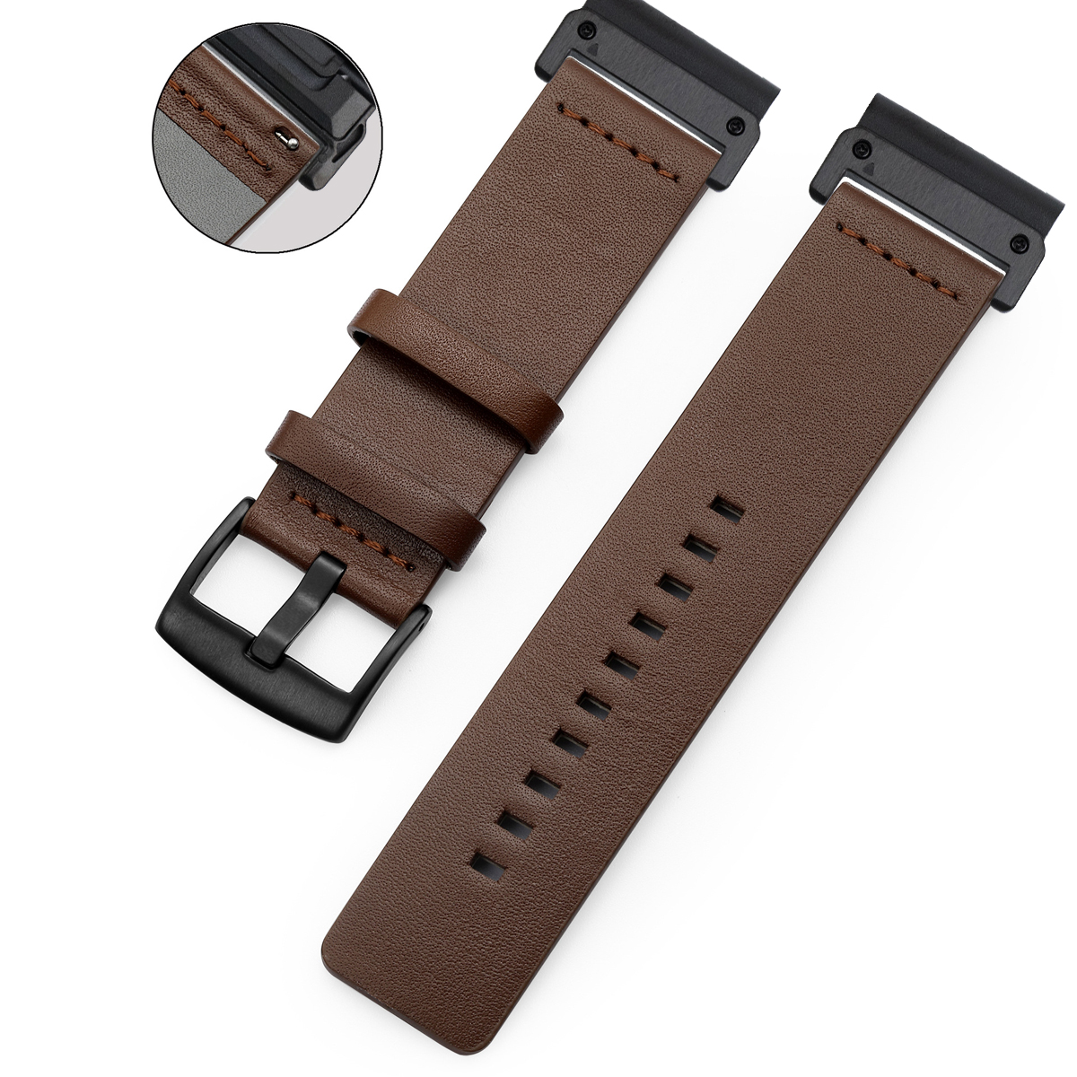 26mm 22mm Quick Fit Strap For  - Leather Strap Quick Release 评论和价格