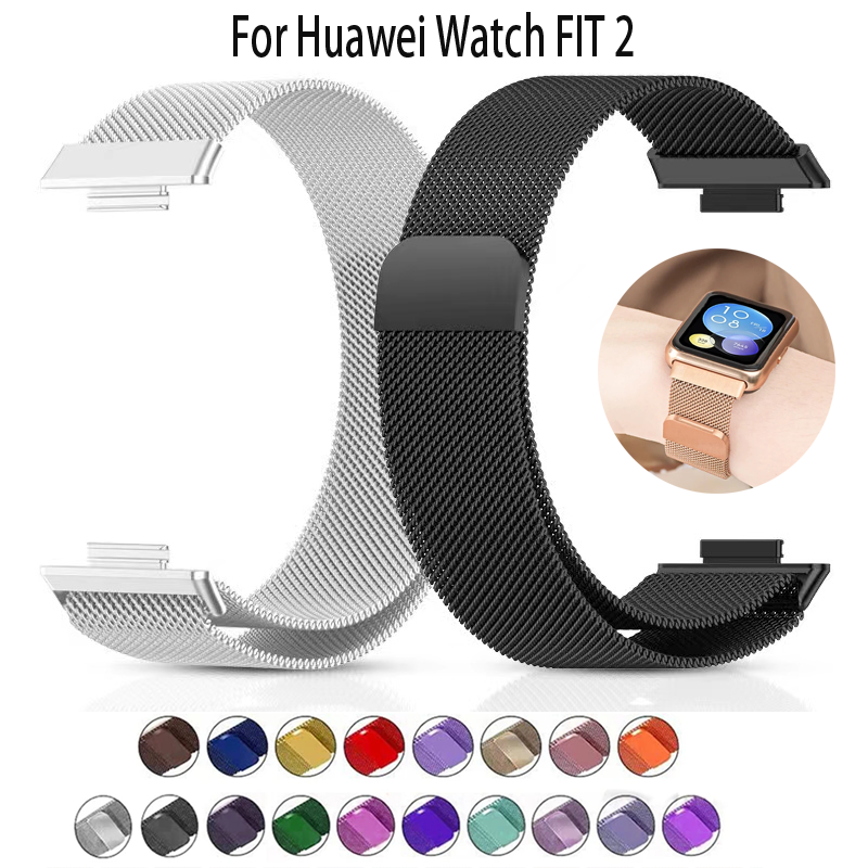 Milanese Loop Band For Huawei  - Milanese Loop Magnetic 评论和价格