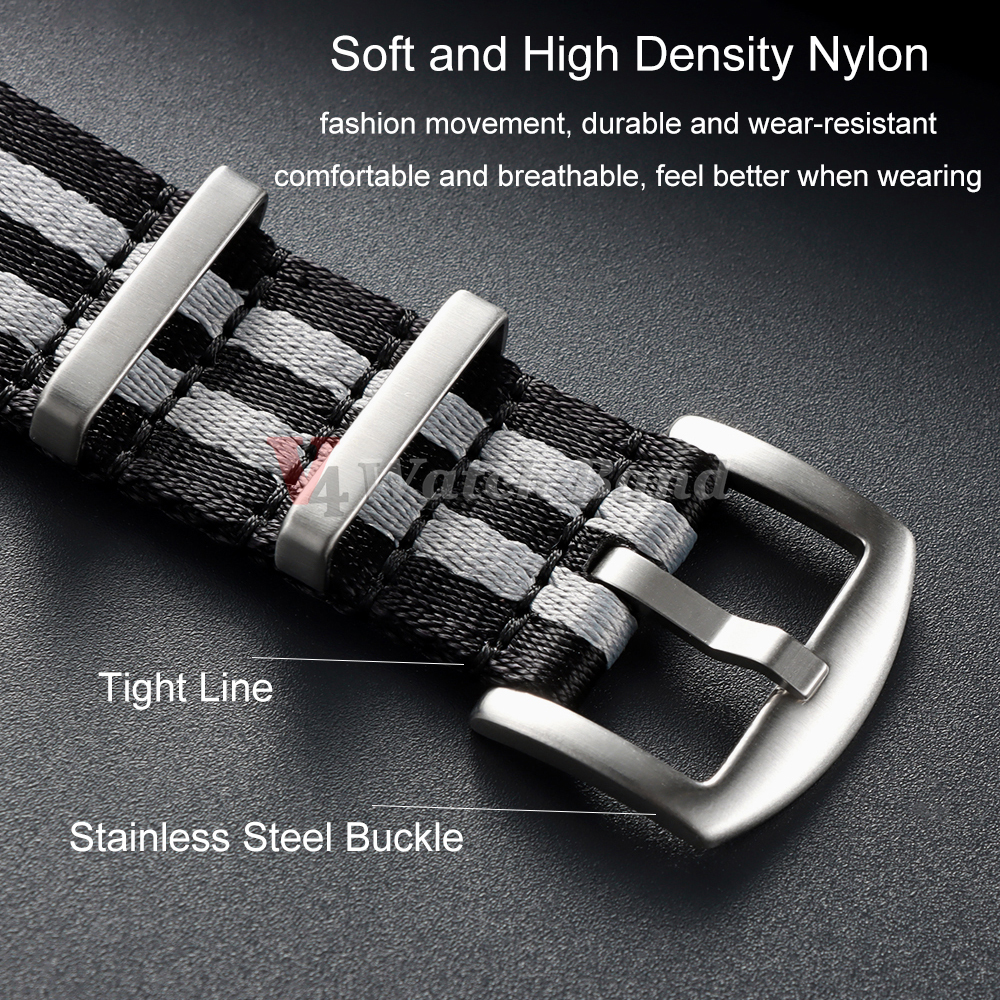 XL Super Long Size 330mm Nylon - Perlon Strap Woven 评论和价格