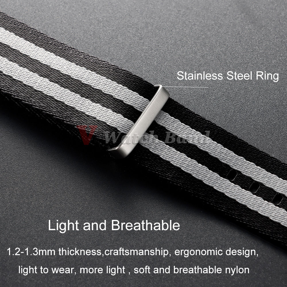 XL Super Long Size 330mm Nylon - Perlon Strap Woven 评论和价格